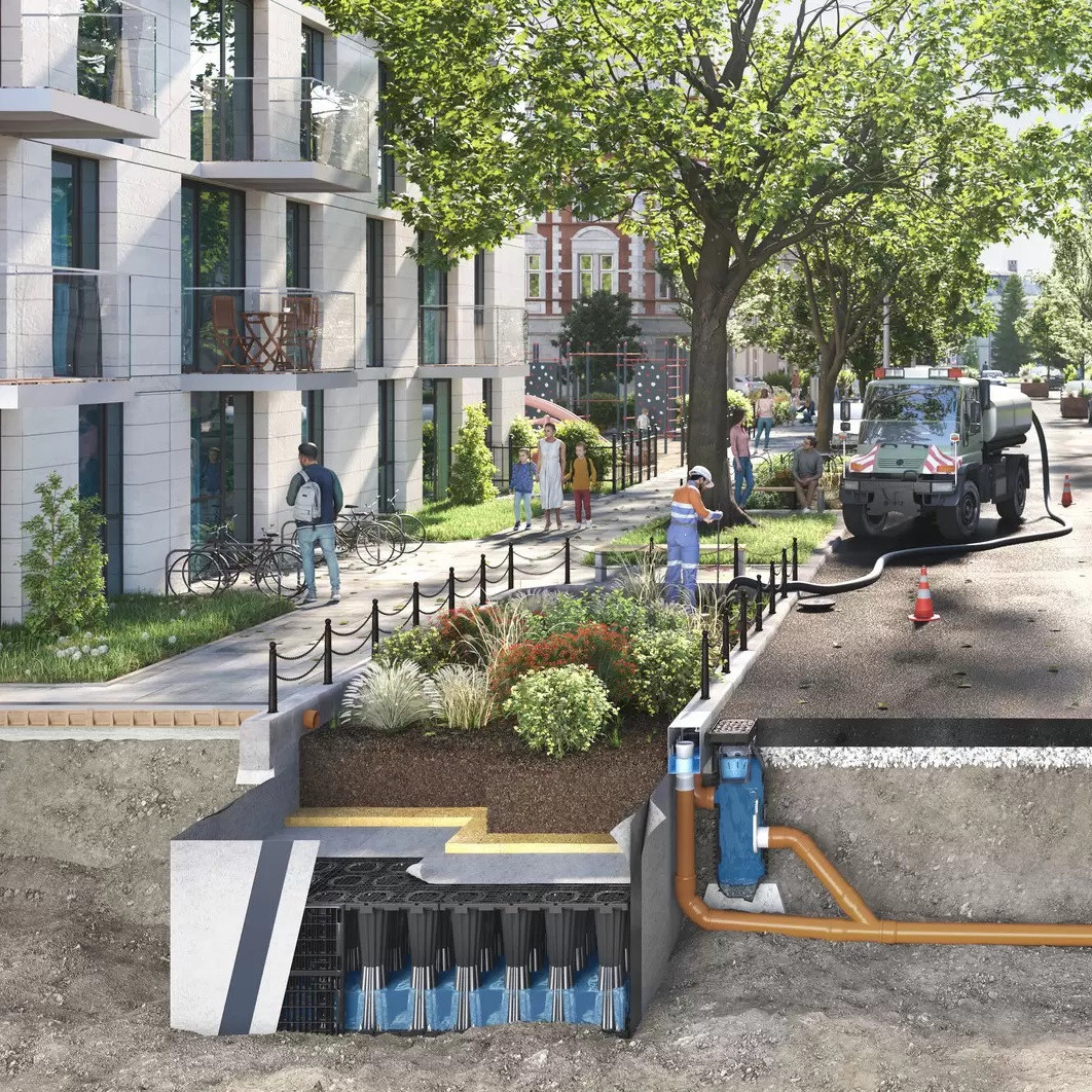 ACO Sponge City pentru zonele urbane rezidențiale