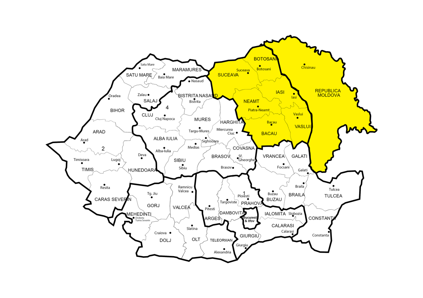 Harta Moldova