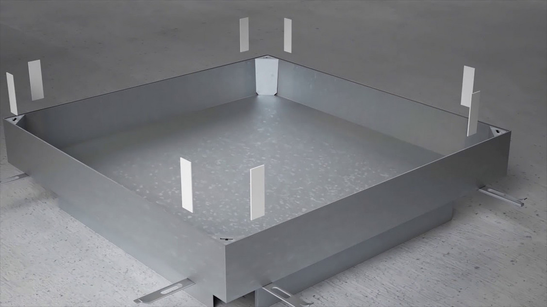 Instalare capac de acces PAVING