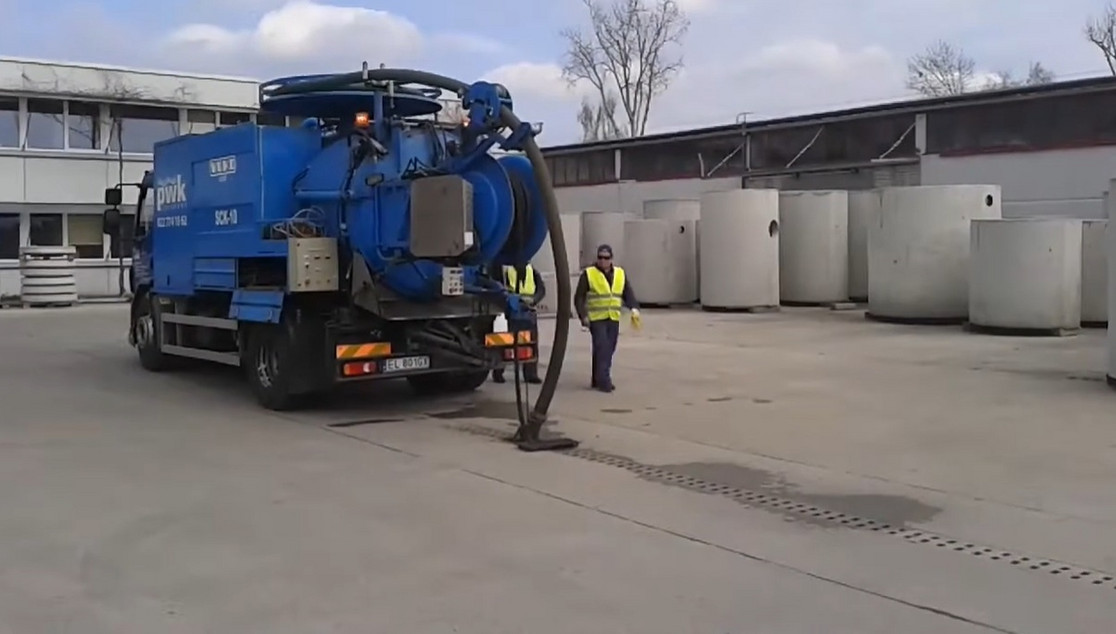 ACO Drain Monoblock RD – exemplu de curățare cu presiune
